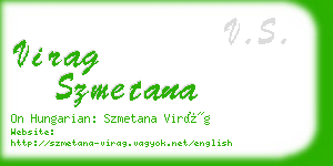 virag szmetana business card